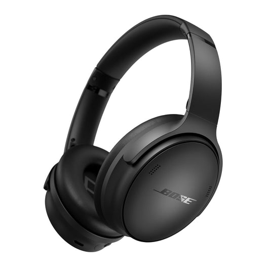 Bose QuietComfort Headphones - Wireless Bluetooth Headphones, Active Over Ear Noise Cancelling and Mic, USB-C Charging, Deep Bass, Up to 24 Hours of Playtime, Sandstone
