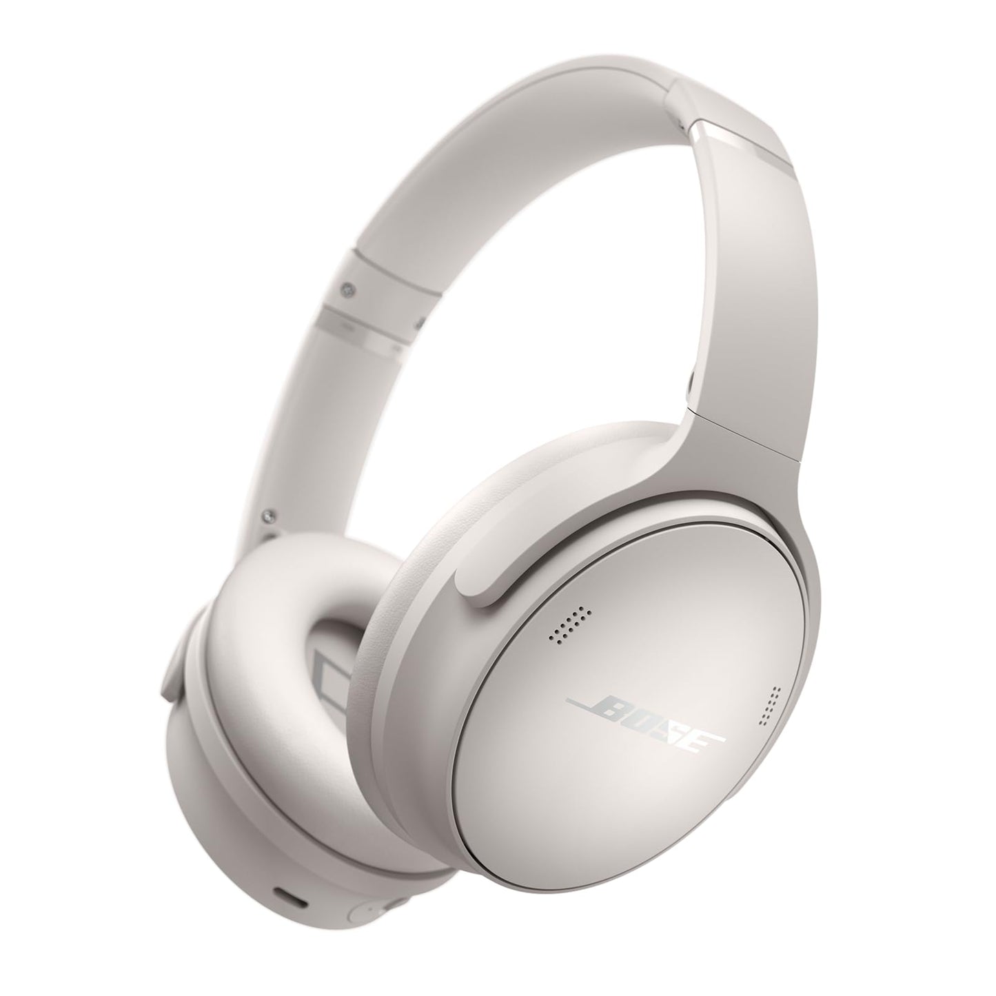 Bose QuietComfort Headphones - Wireless Bluetooth Headphones, Active Over Ear Noise Cancelling and Mic, USB-C Charging, Deep Bass, Up to 24 Hours of Playtime, Sandstone