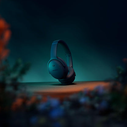 Bose QuietComfort Headphones - Wireless Bluetooth Headphones, Active Over Ear Noise Cancelling and Mic, USB-C Charging, Deep Bass, Up to 24 Hours of Playtime, Sandstone