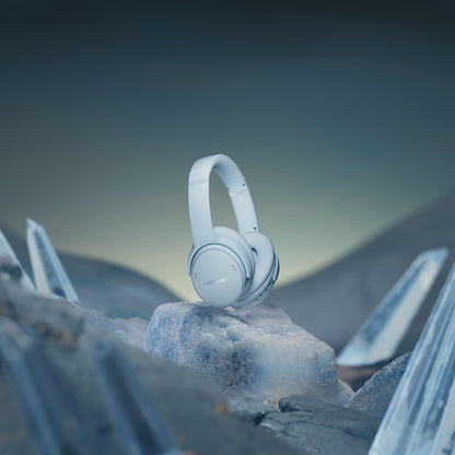 Bose QuietComfort Headphones - Wireless Bluetooth Headphones, Active Over Ear Noise Cancelling and Mic, USB-C Charging, Deep Bass, Up to 24 Hours of Playtime, Sandstone