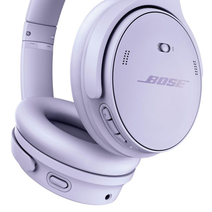 Bose QuietComfort Headphones - Wireless Bluetooth Headphones, Active Over Ear Noise Cancelling and Mic, USB-C Charging, Deep Bass, Up to 24 Hours of Playtime, Sandstone
