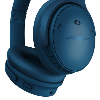 Bose QuietComfort Headphones - Wireless Bluetooth Headphones, Active Over Ear Noise Cancelling and Mic, USB-C Charging, Deep Bass, Up to 24 Hours of Playtime, Sandstone