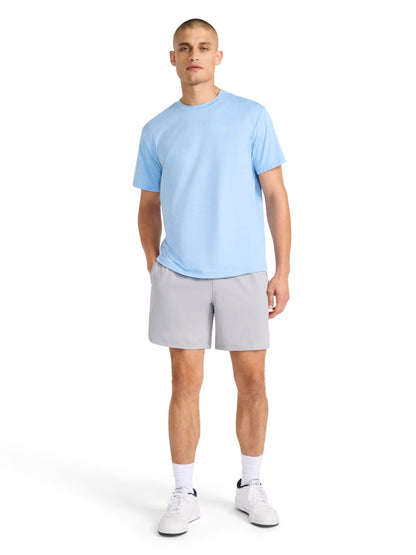 Reebok Men's Strike Short Sleeve Crewneck T-Shirt, Standard Fit, Lightweight Stretch Poly Jersey Fabric