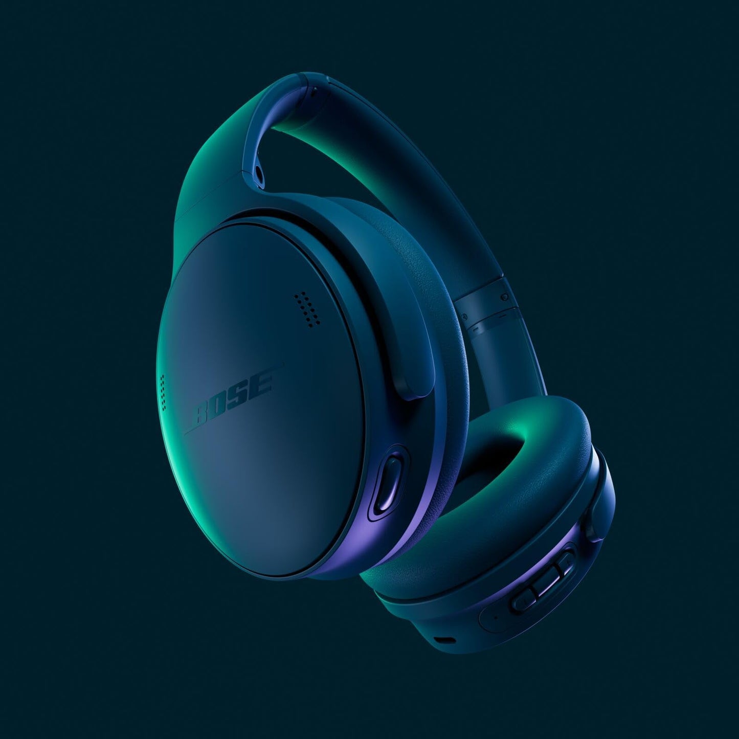 Bose QuietComfort Headphones - Wireless Bluetooth Headphones, Active Over Ear Noise Cancelling and Mic, USB-C Charging, Deep Bass, Up to 24 Hours of Playtime, Sandstone