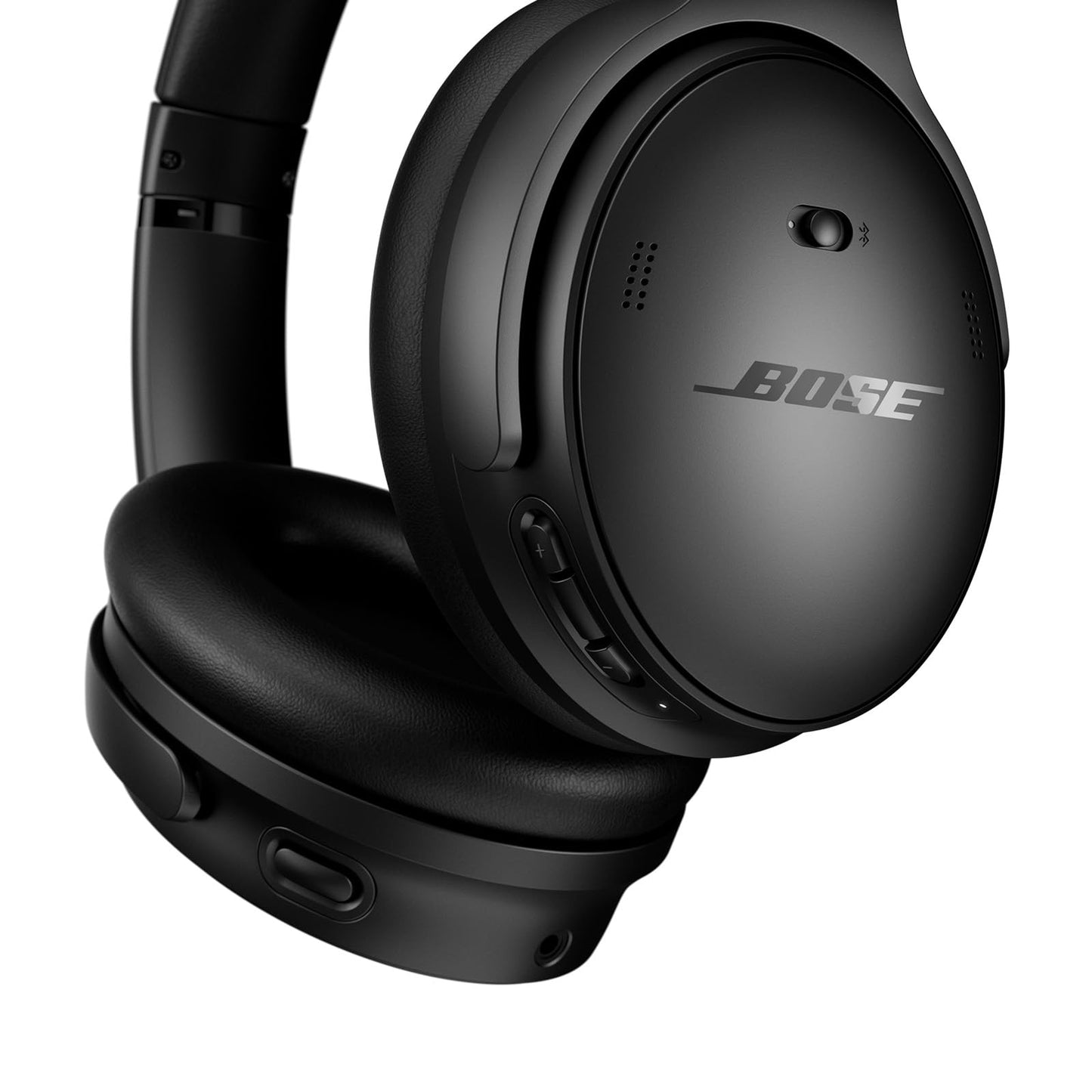 Bose QuietComfort Headphones - Wireless Bluetooth Headphones, Active Over Ear Noise Cancelling and Mic, USB-C Charging, Deep Bass, Up to 24 Hours of Playtime, Sandstone