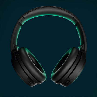 Bose QuietComfort Headphones - Wireless Bluetooth Headphones, Active Over Ear Noise Cancelling and Mic, USB-C Charging, Deep Bass, Up to 24 Hours of Playtime, Sandstone