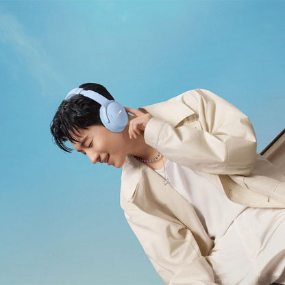 Bose QuietComfort Headphones - Wireless Bluetooth Headphones, Active Over Ear Noise Cancelling and Mic, USB-C Charging, Deep Bass, Up to 24 Hours of Playtime, Sandstone