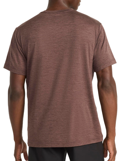 Reebok Men's Strike Short Sleeve Crewneck T-Shirt, Standard Fit, Lightweight Stretch Poly Jersey Fabric