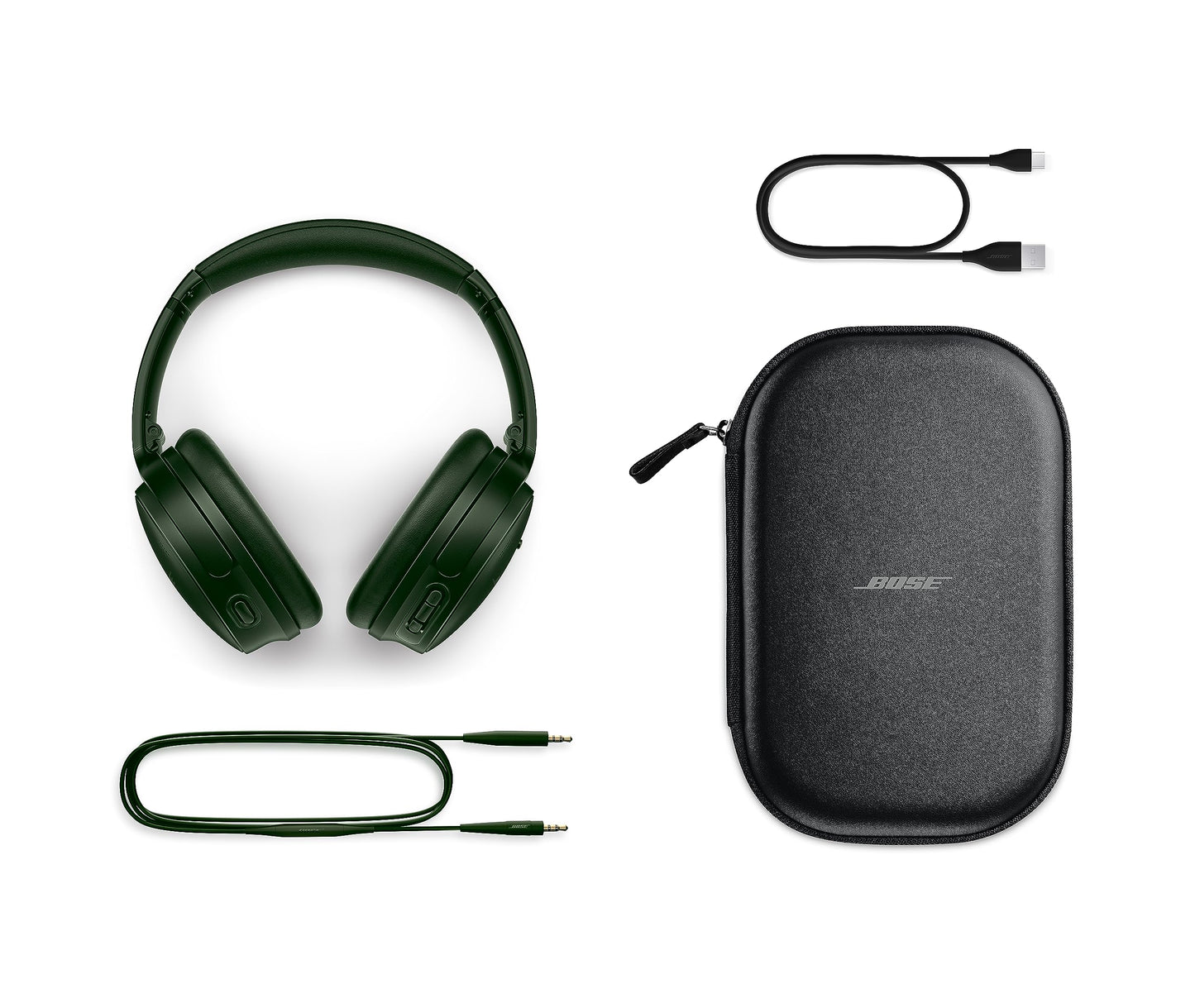 Bose QuietComfort Headphones - Wireless Bluetooth Headphones, Active Over Ear Noise Cancelling and Mic, USB-C Charging, Deep Bass, Up to 24 Hours of Playtime, Sandstone